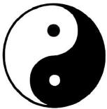 yin yang Symbol Tai Chi Monade